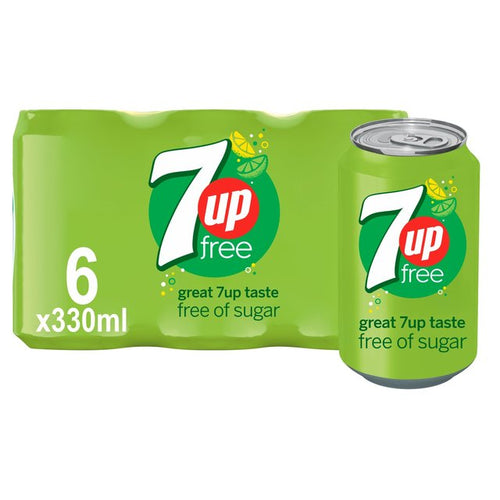 7 Up Free 6 x 330ml